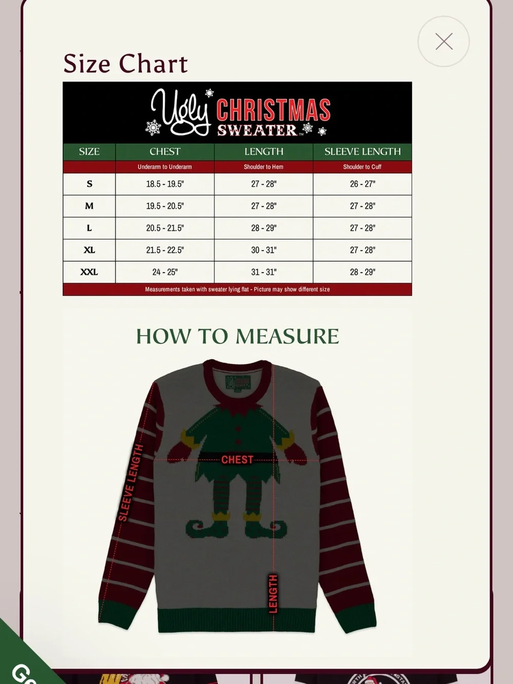 Ugly Christmas Sweater Light Up Santa Beer Graphic Knit Sweater Green M